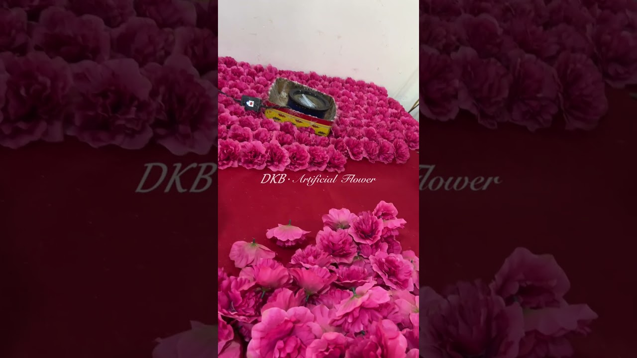 How to make a flower wall? 