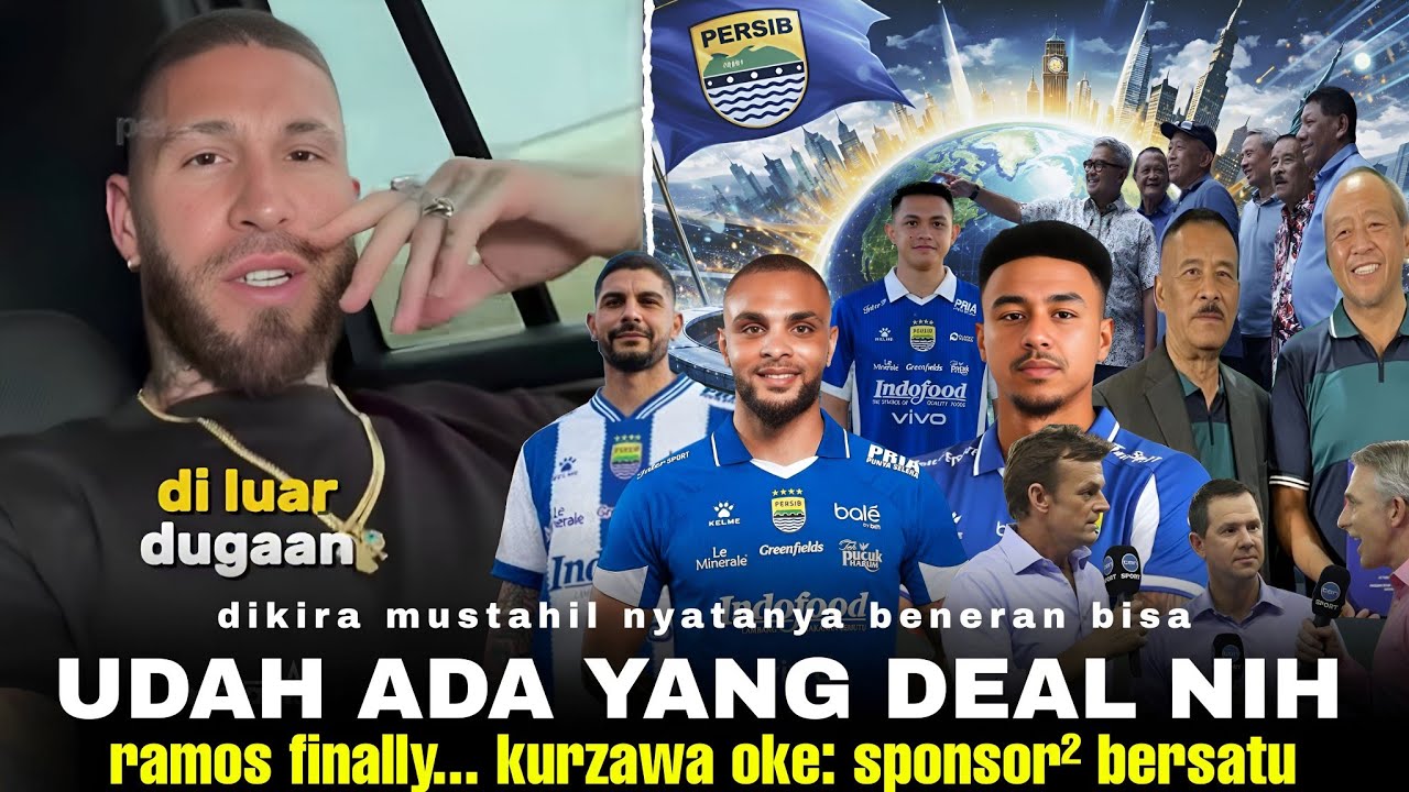 Ramos Datangi Bandung, Bintang Lain Merapat: Dibantu Para Sponsor, Persib Ubah Sejarah Transfer