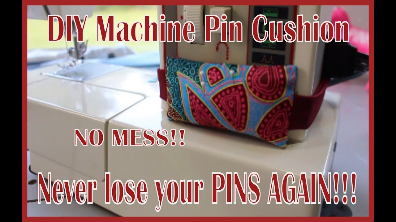 DIY Sewing Machine Pin Cushions