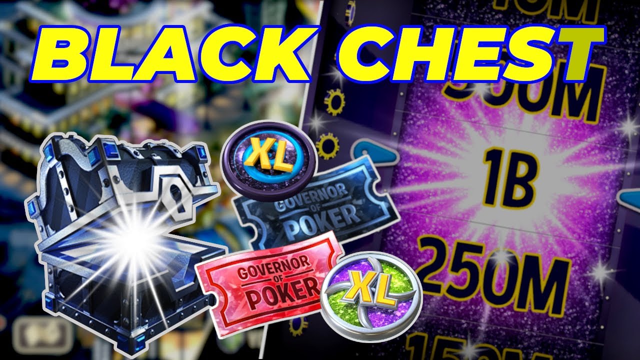 Governor of Poker 3 -  Black Chest Opening - Black Ticket+Ruby Ticket Black XL Spin, Multi XL Spin
