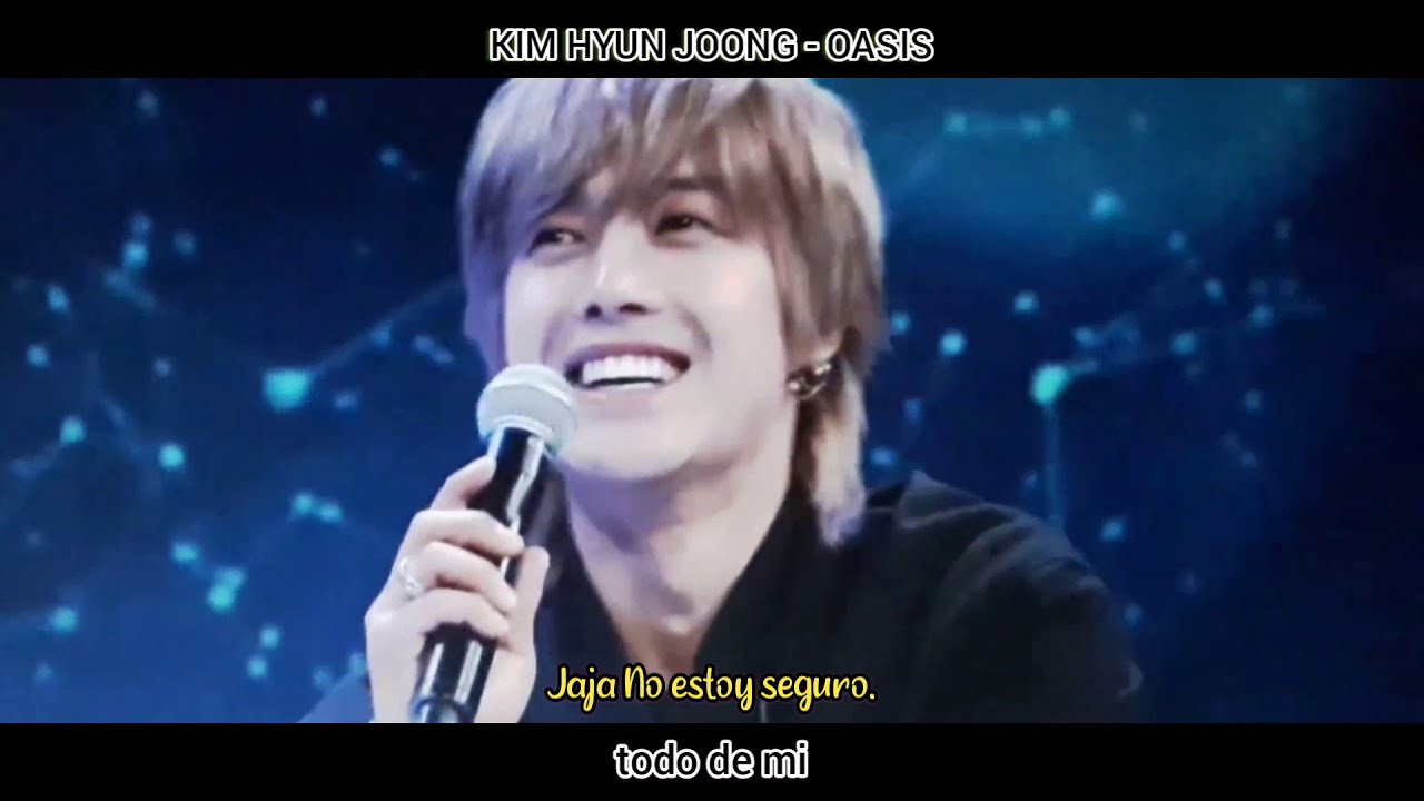 KIM HYUN JOONG con fans 👽💚 OASIS (Sub español) (Eng.Sub)