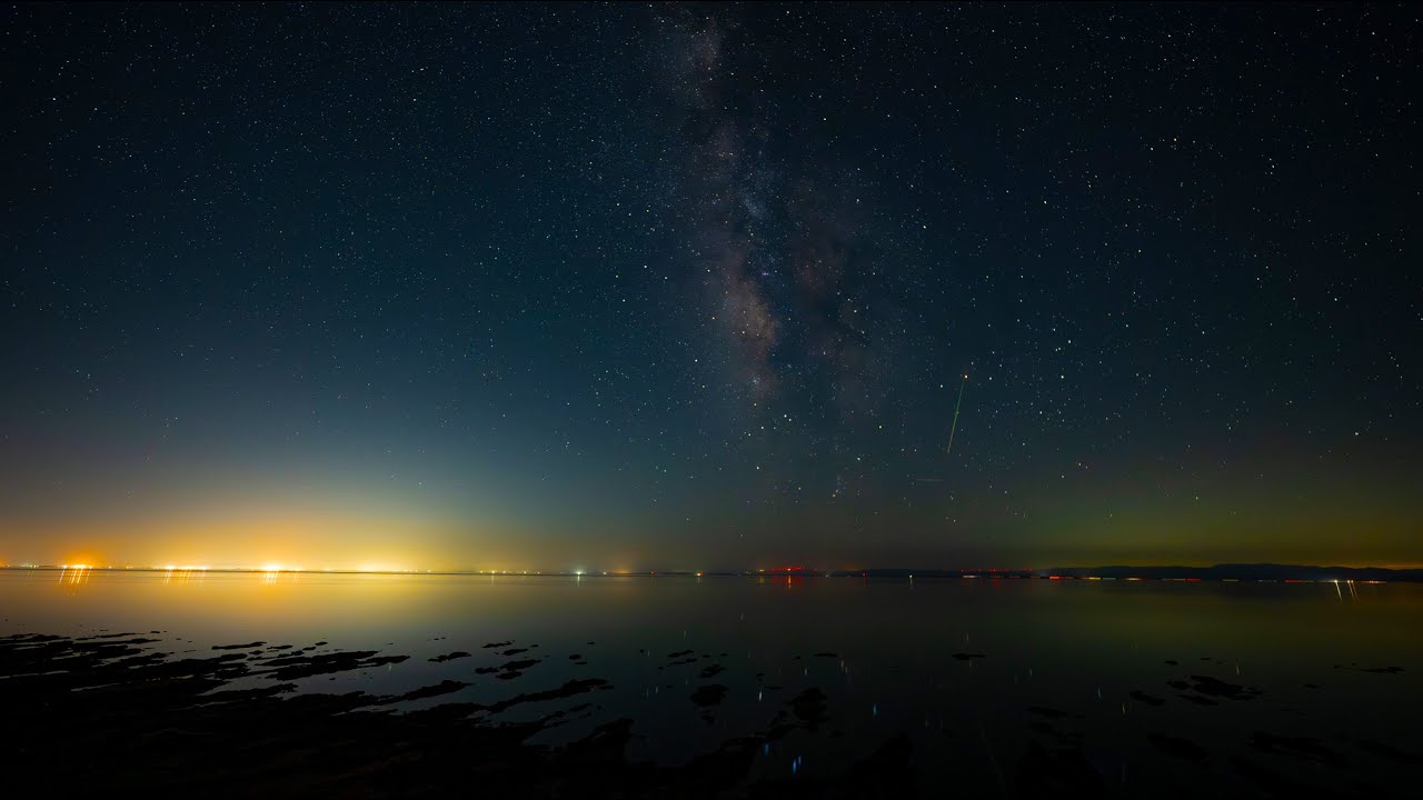 Milky Way Timelapse Over Salton Sea 4K 8 13 23 by Chris Casas