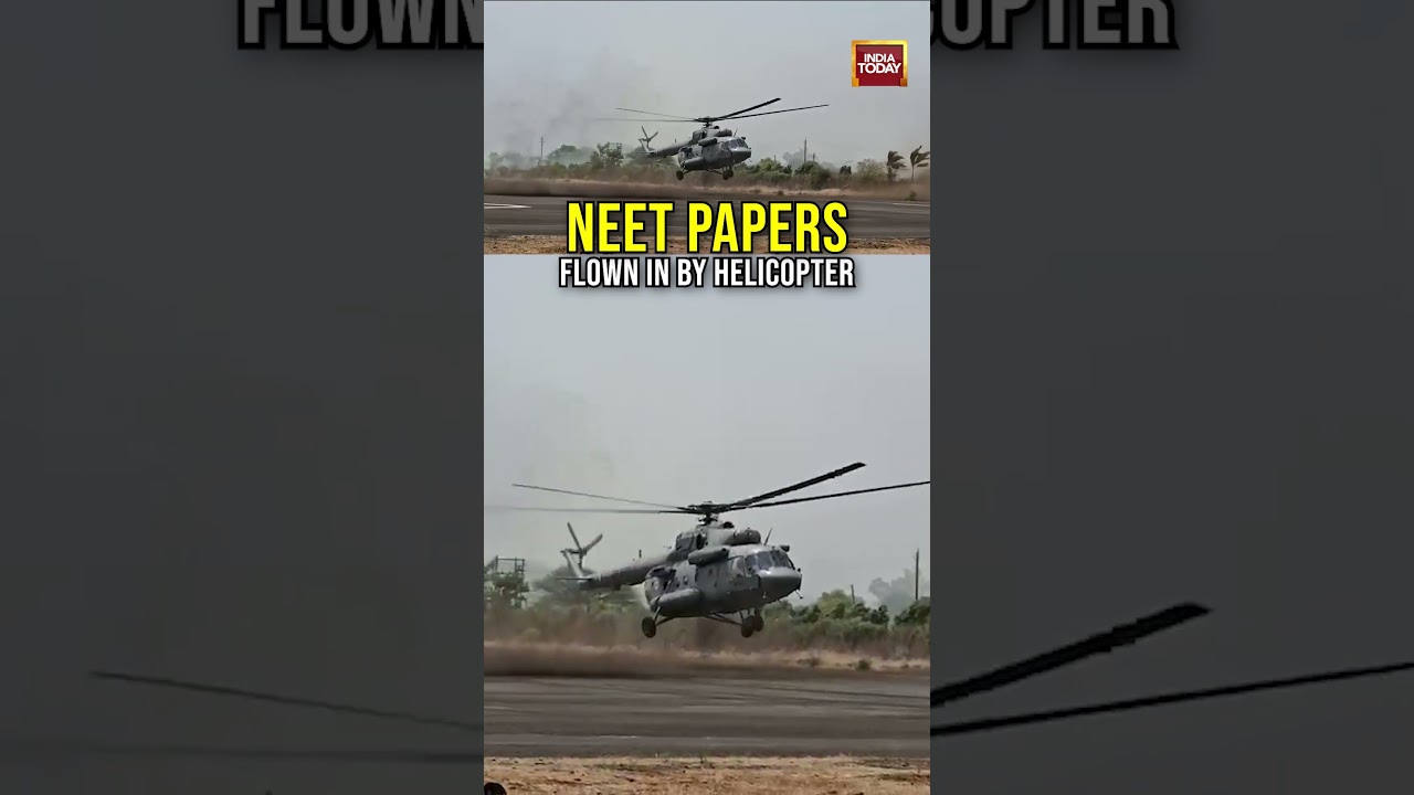 To Prevent Paper Leaks, NEET Question Papers Arrive by IAF Helicopter | Madhya Pradesh | Chhindwara