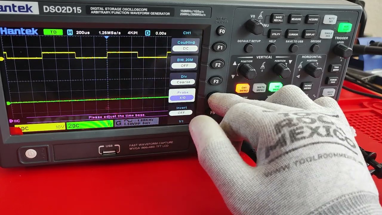 Hantek DSO2D15 Osciloscopio Digital Unboxing