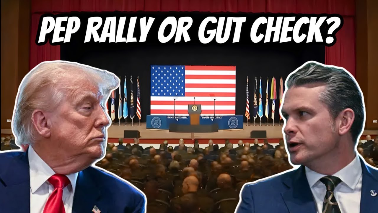 Deep Intel on the Hegseth/Trump Speech to Admirals and Generals at Quantico