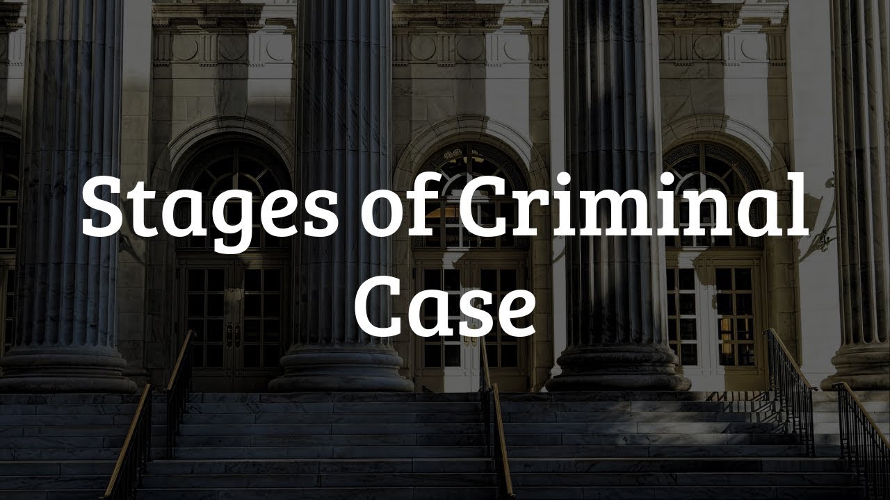 Stages of Criminal Case | An hour with LawSikho