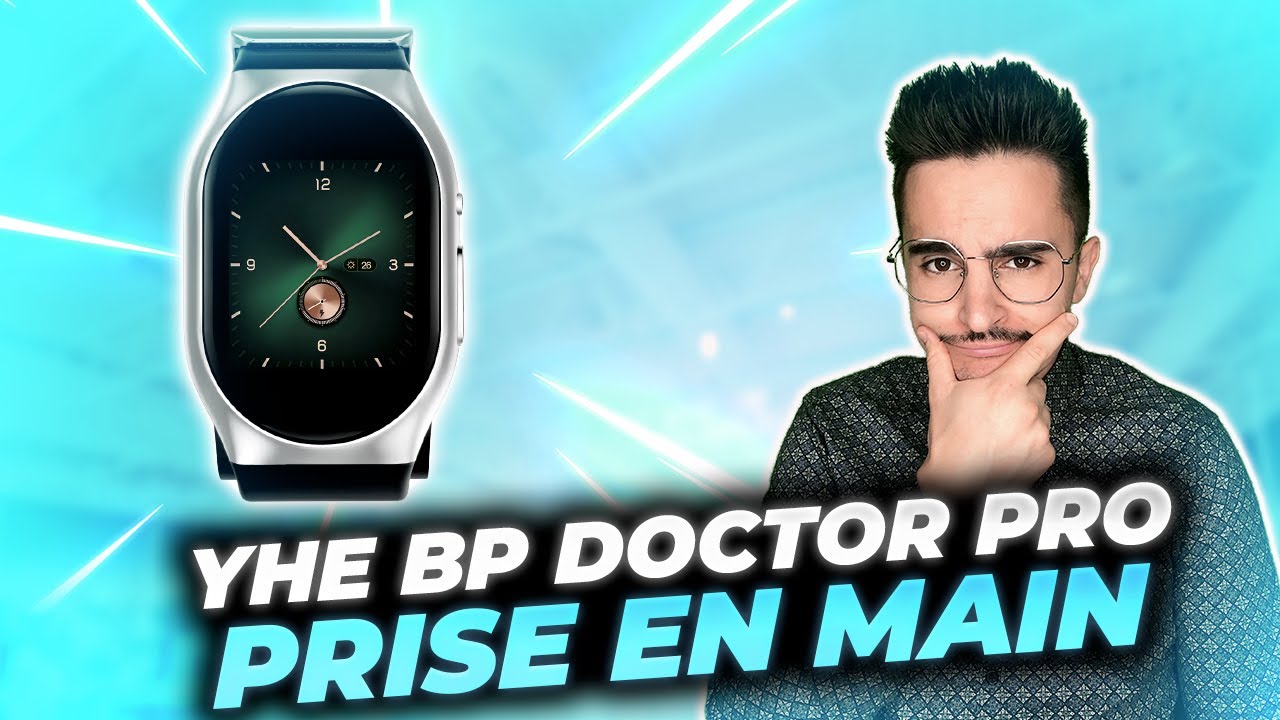 YHE BP DOCTOR PRO : La montre connectée pour un suivi de santé avec un VRAI TENSIOMÈTRE !