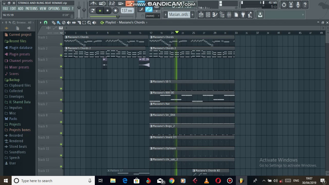String and bling Beat Remake by Masiano