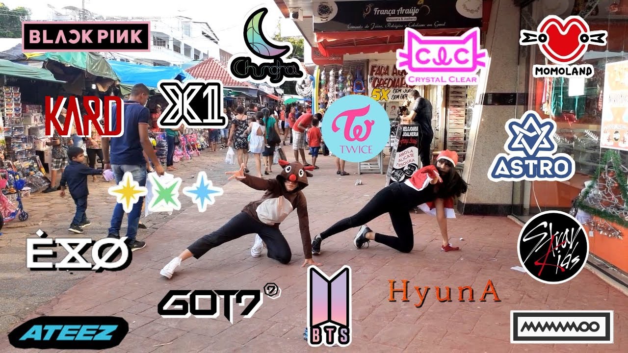 DANCING KPOP IN PUBLIC CHALLENGE #6 | CHRISTMAS SPECIAL