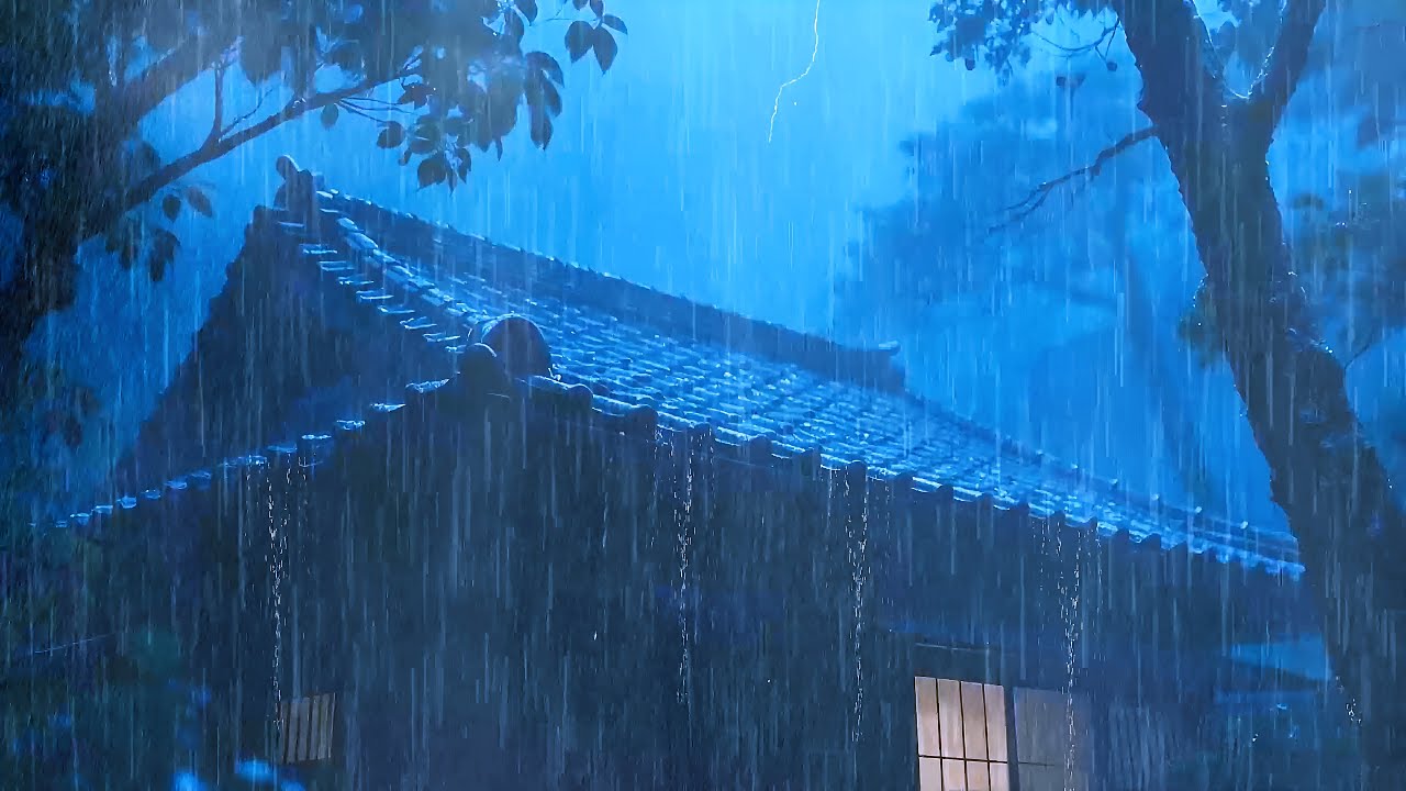 Uninterrupted Sleep All Night 🌧️ Powerful Thunderstorm Sounds for Deep Sleep & Insomnia Relief