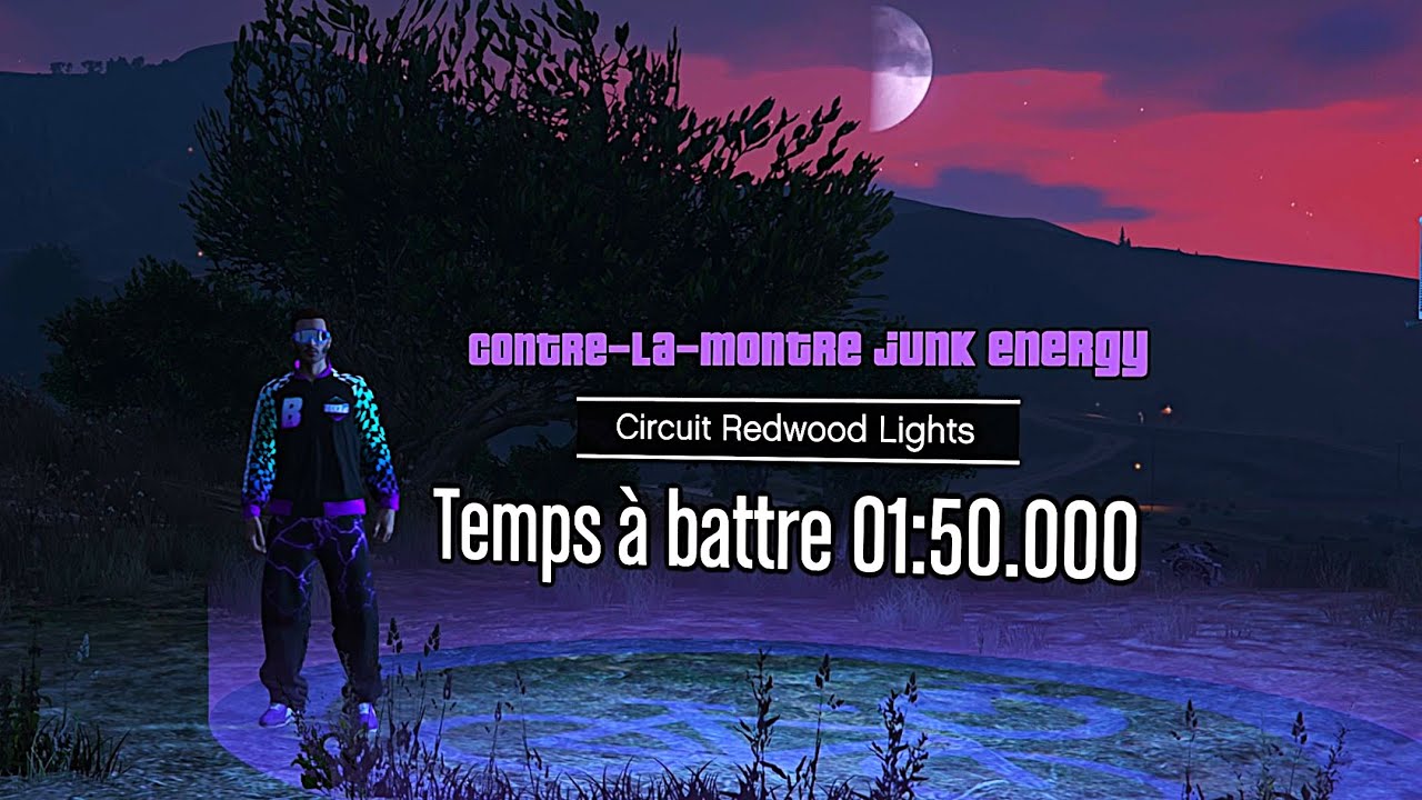 GTA Junk Energy Time Trial- Redwood Lights Track /PS5.Contre la montre - Circuit Redwood Lights