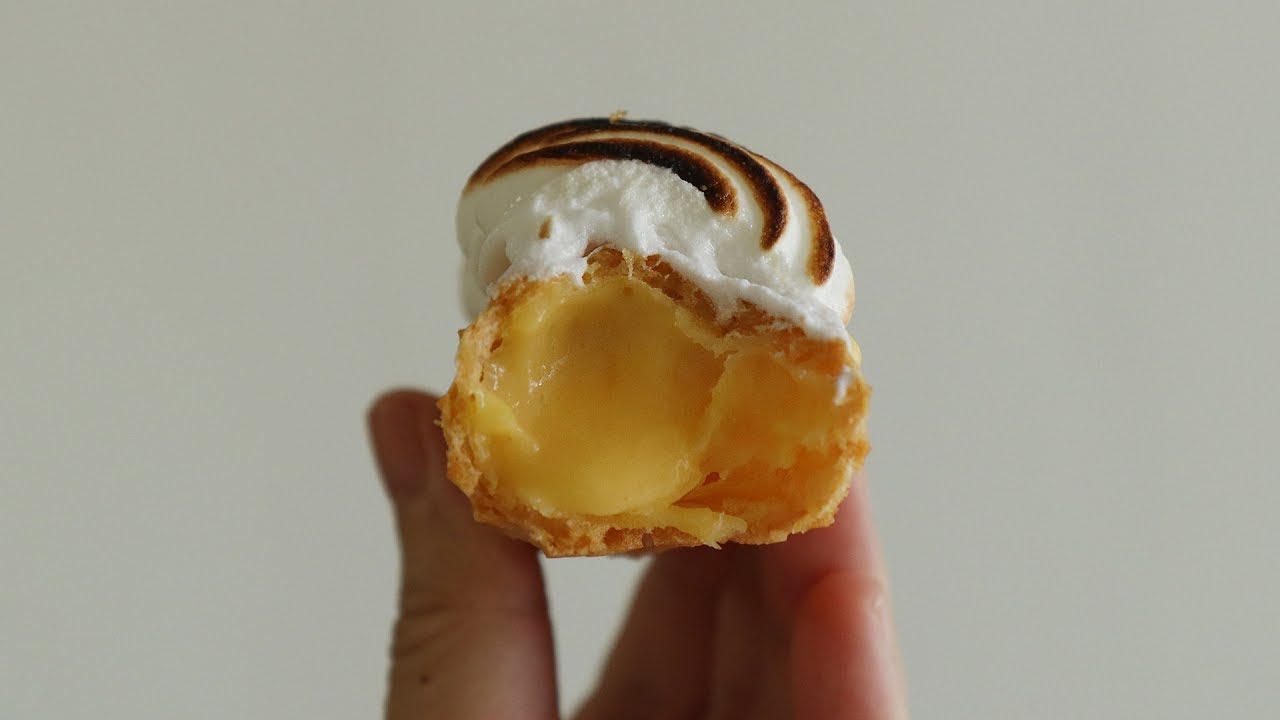 레몬 머랭 에클레어 : Lemon Meringue Eclair | Honeykki 꿀키