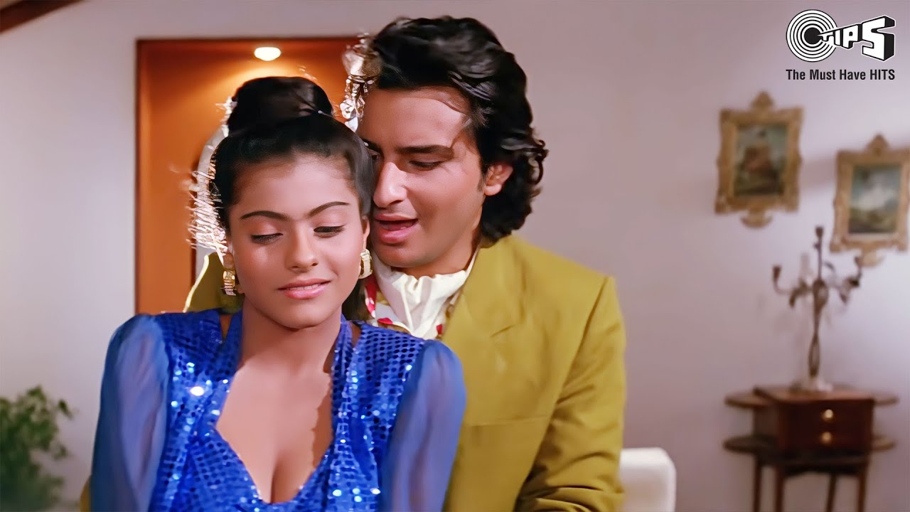 होंठो पे बस तेरा नाम है | Hoto Pe Bas Tera Naam Hai | Saif Ali Khan, Kajol | Kumar S, Lata M