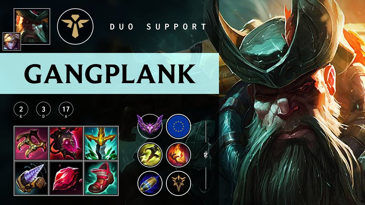 Gangplank Support vs Rakan - EUW Master Patch 25.24