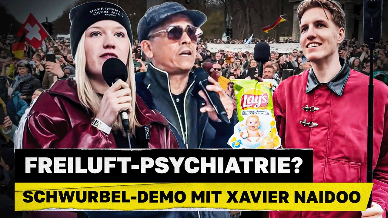 Freiluft-Psychiatrie? Schwurbel-Demo mit Xavier Naidoo