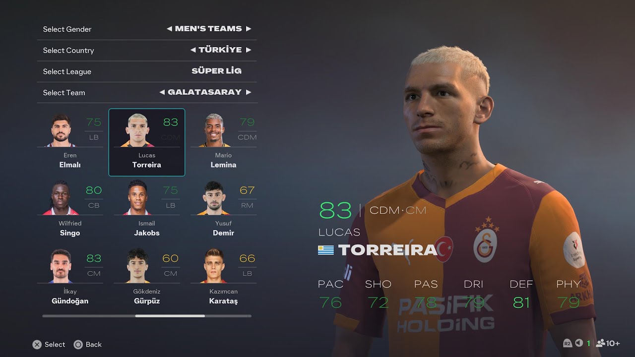 EA FC 26 Turkish Süper Lig Player Faces And Ratings