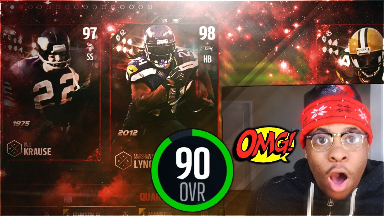 90 OVERALL DRAFT CHAMPIONS TEAM CHALLENGE! SO MANY ULTIMATE LEGENDS! MADDEN 17 ULTIMATE TEAM