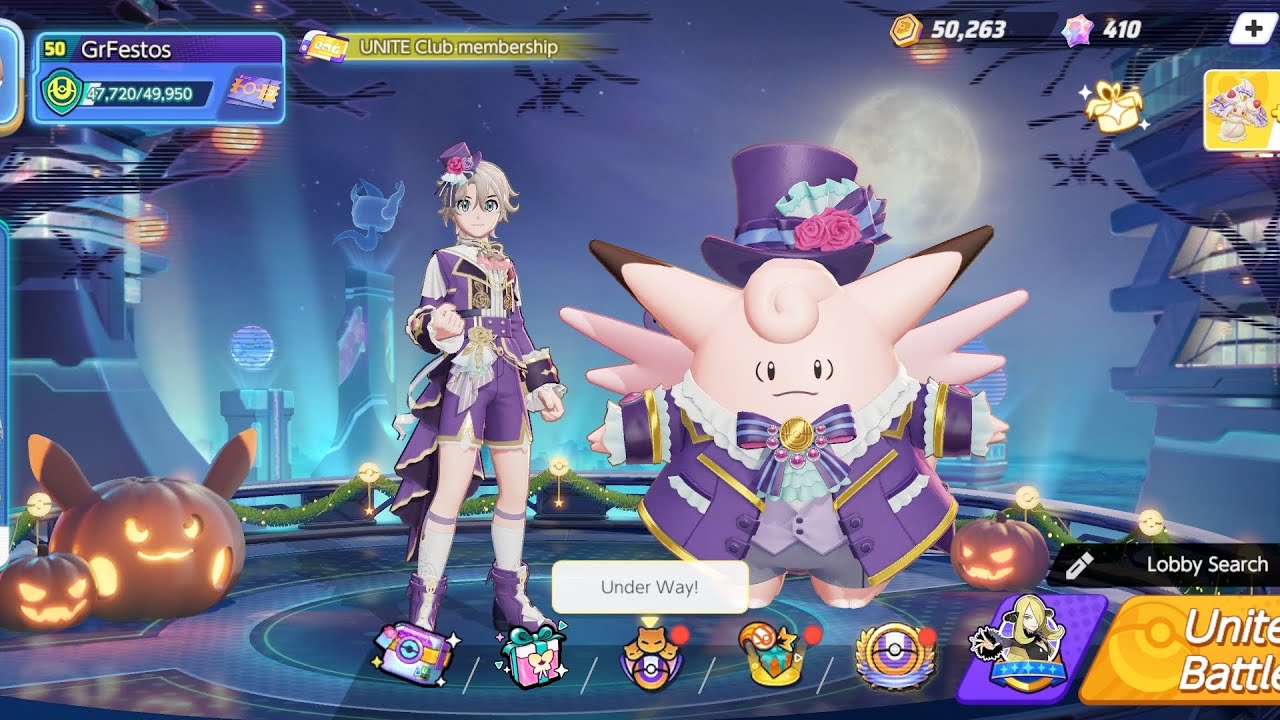 Tea party style: clefable new skin -full match