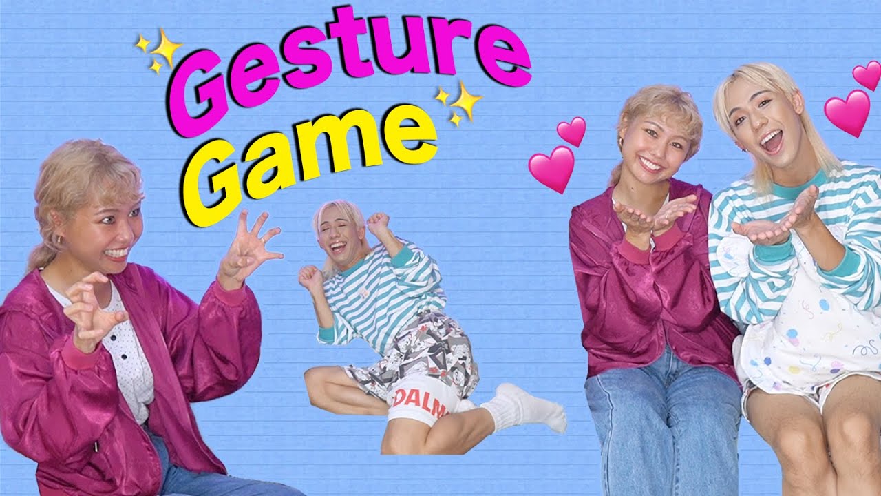 夫婦でジェスチャーゲームしたら笑いが止まらない✨🤣❤️💦🌈