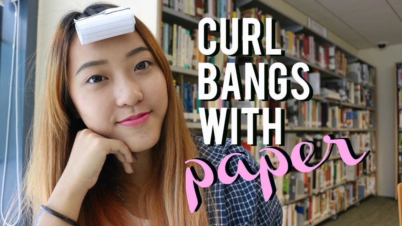 TIPS: Curl Bang/Fringe with paper!