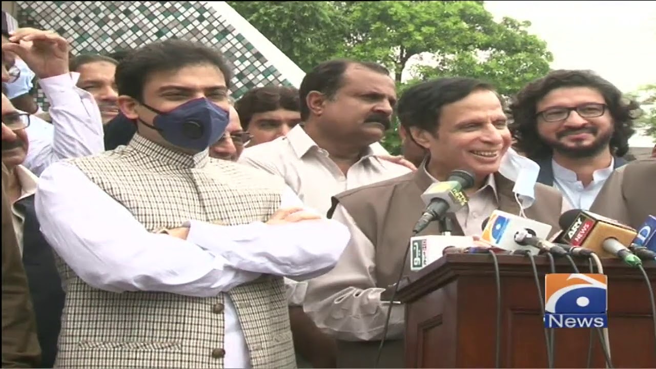 Chaudhry Pervaiz Elahi ki Media Se Guftagu