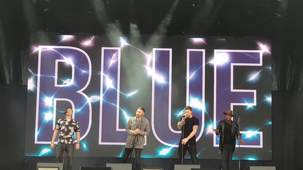 Blue - U make me wanna - Slessor Gardens Dundee - 22 June 2018