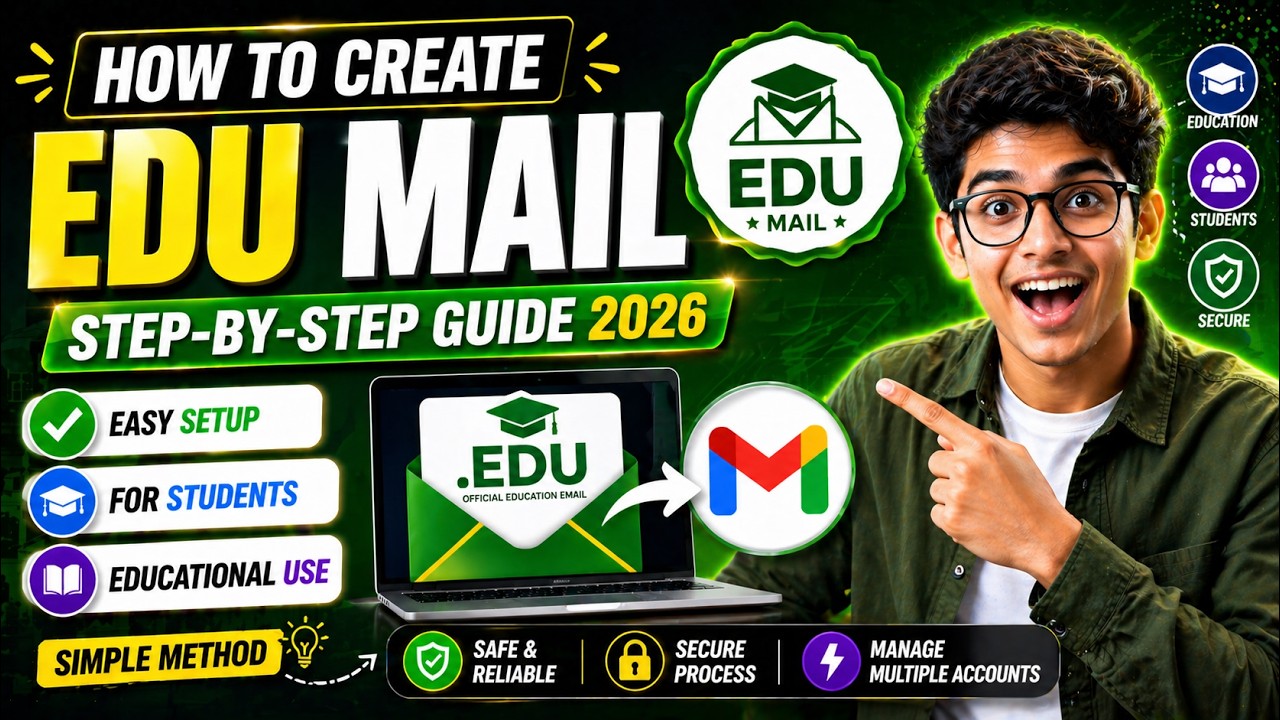 How to Make an EDU Email Account | Full Guide for Students (2026)