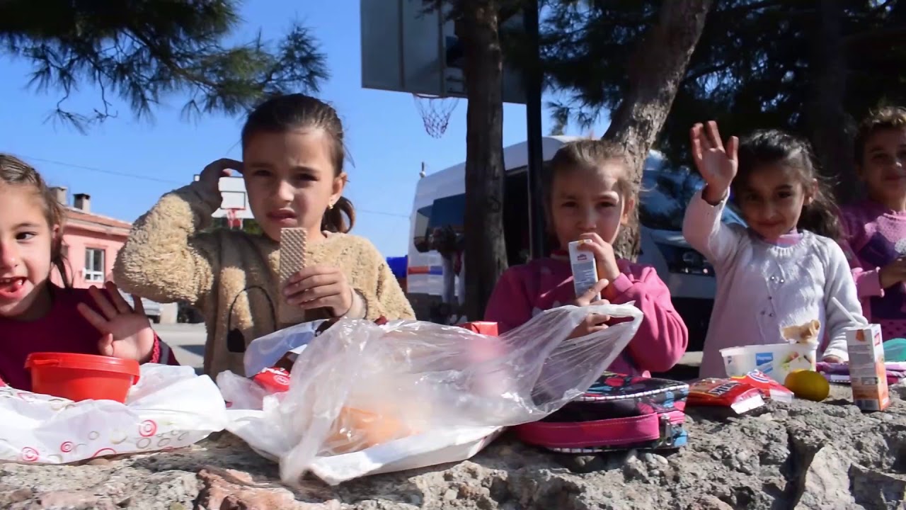 Okulum Rengarenk - Köy Okulu Boyama, Burunsuzlar Köyü