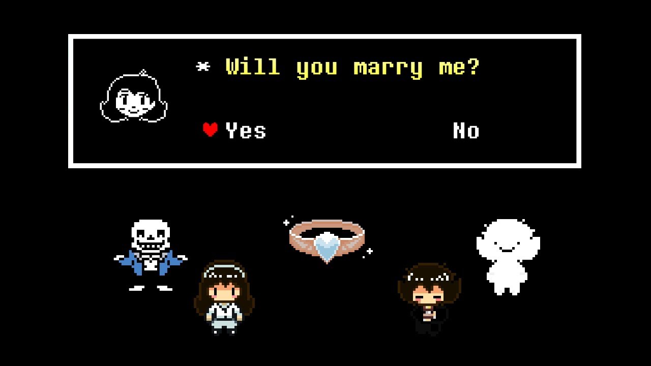 I Proposed To My Girlfriend In UNDERTALE