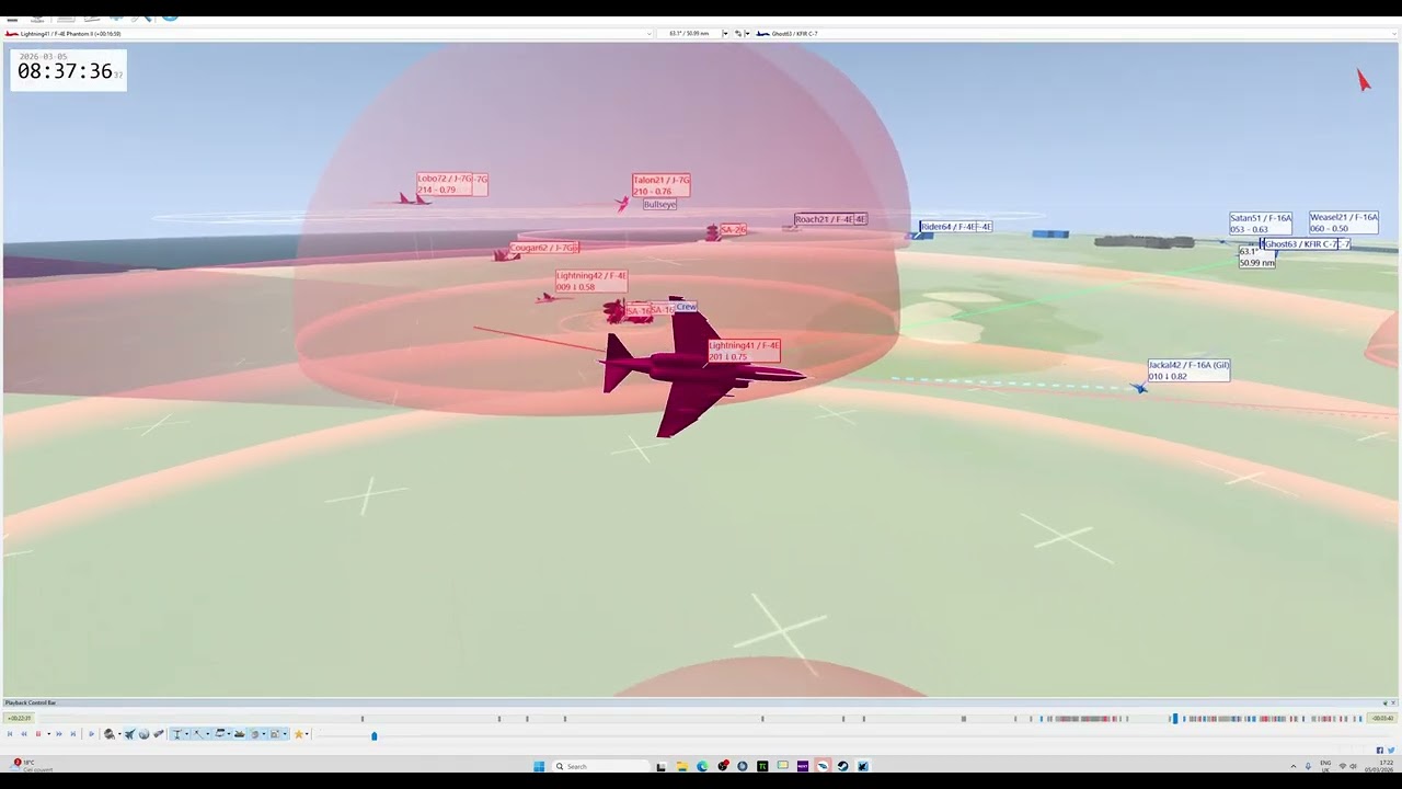 Analyse Tacview dogfight