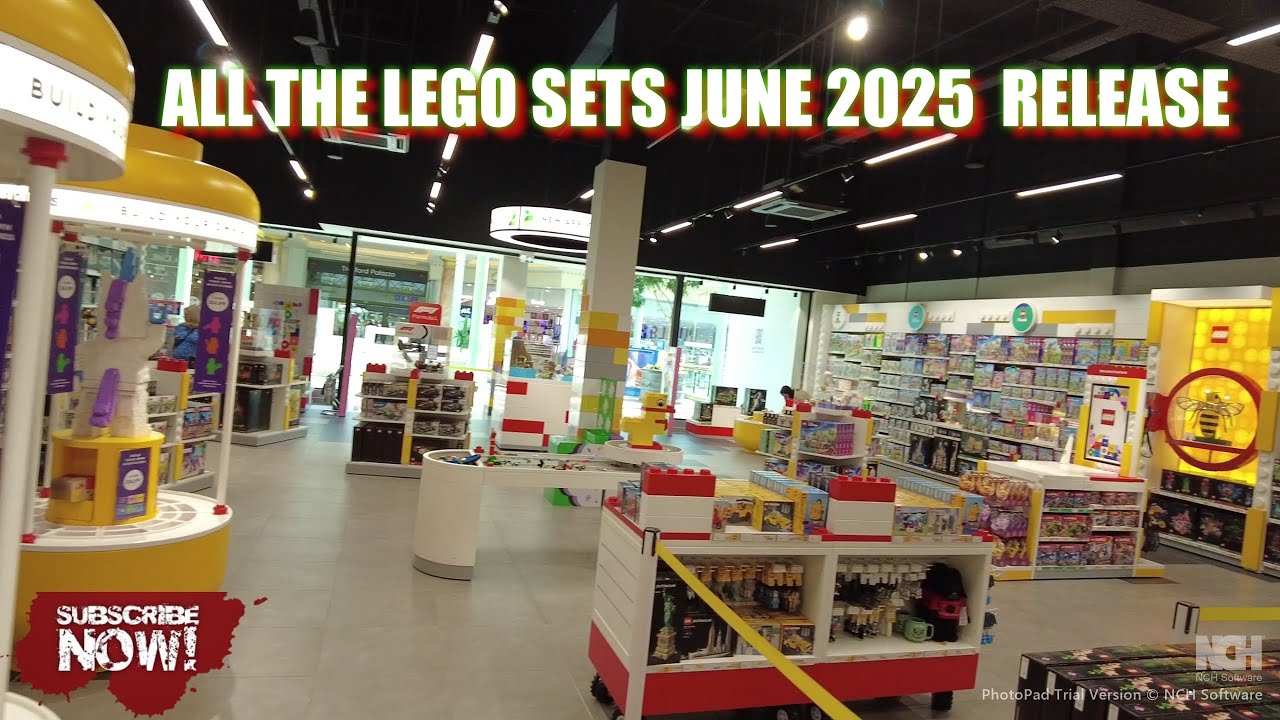 ALL THE LEGO SETS FROM THE JUNE 2025 RELEASE LEGO STORE TRAFFORD CENTER