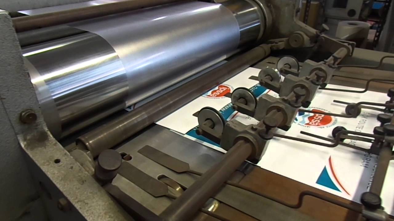 1985 Billhofer MLK 76 Film Laminator VIDEO