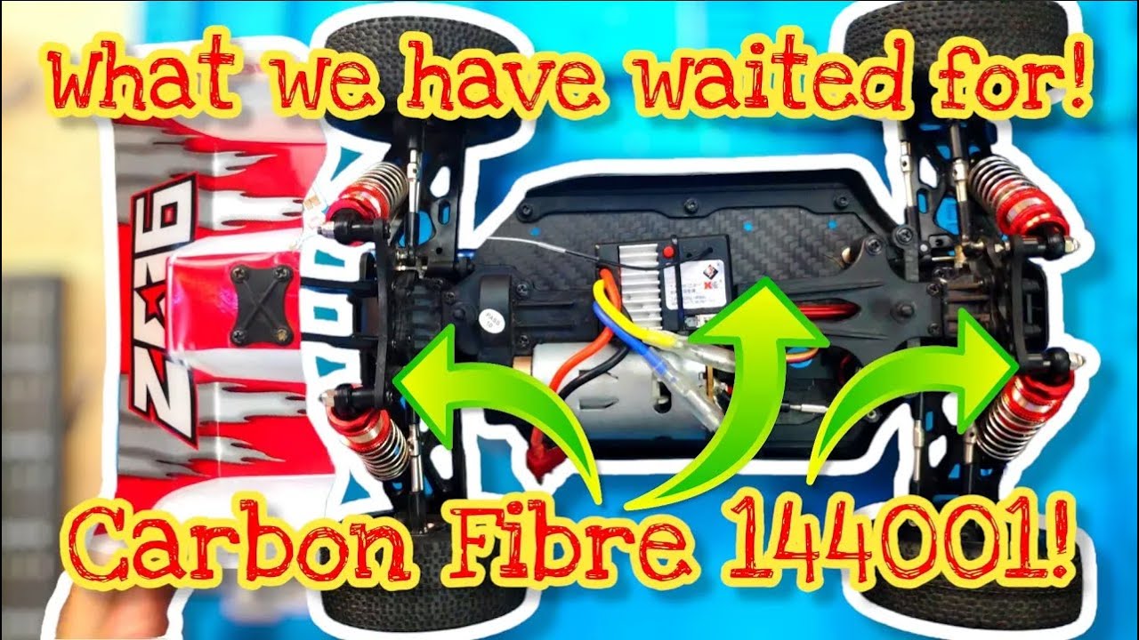 Installation of the carbon fibre chassis kit for the WLTOYS 144001, 144010 #shorts 14401
