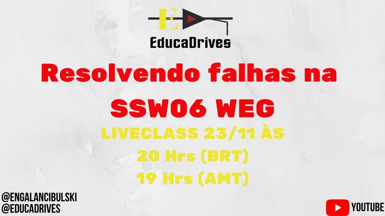 RESOLVENDO FALHAS NA SSW06 WEG