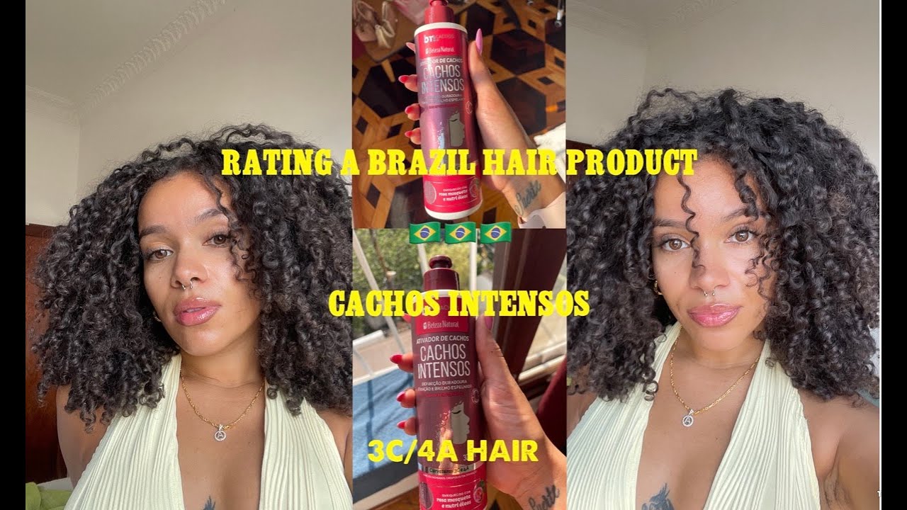 Trying Brazilian Hair Products on 3B/3C/4A Curls || BELEZA INTENSOS CACHOS HONEST REVIEW