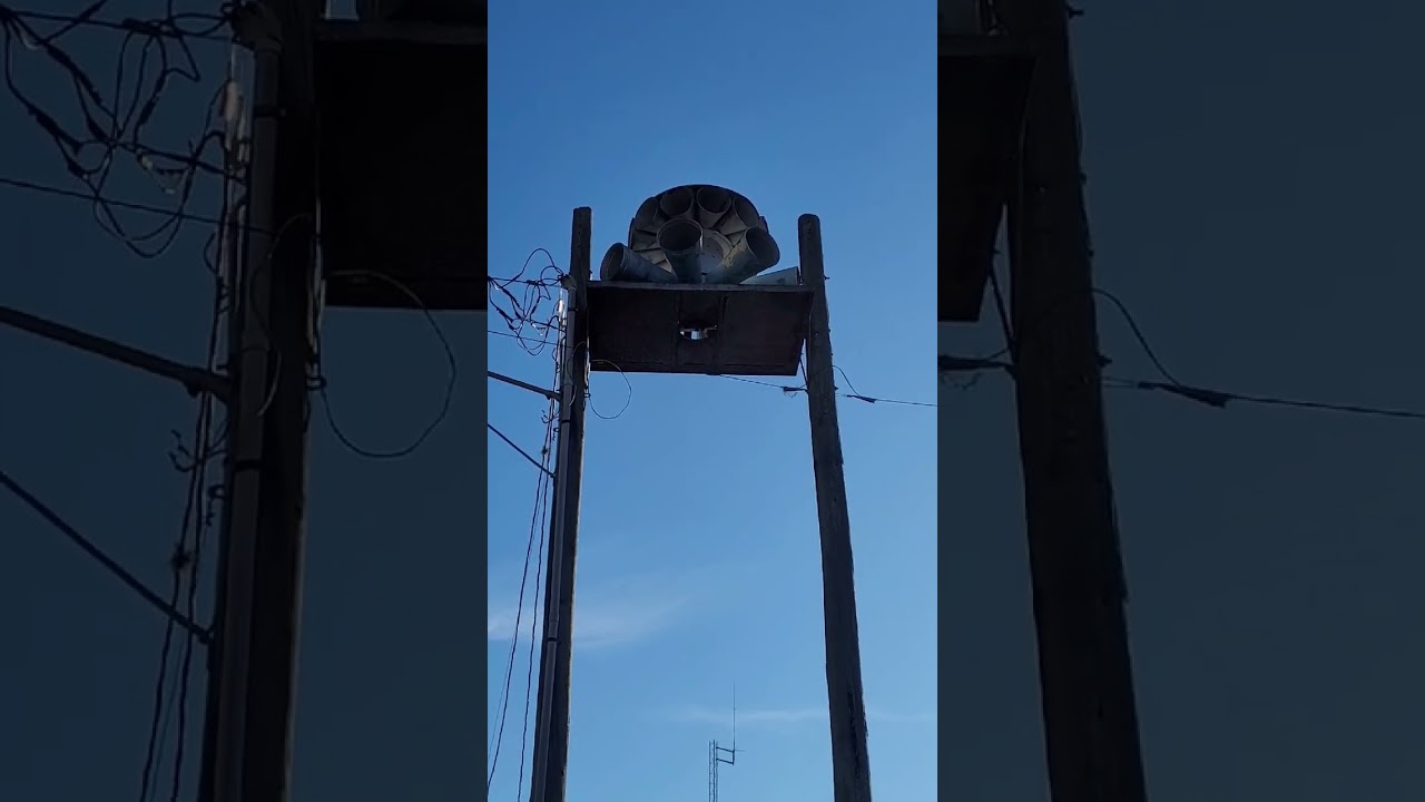 Sentry 10V Federal Signal STH-10 Hybrid Fire Siren Test - Williston, Florida - 10/22/2025