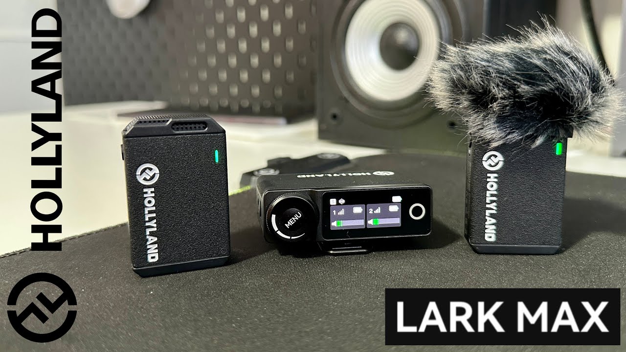 Hollyland Lark MAX Duo - The Best Wireless Microphone Studio-Quality Audio