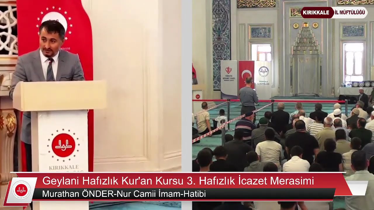 Geylani Hafızlık Kur'an Kursu İcazet Merasimi
