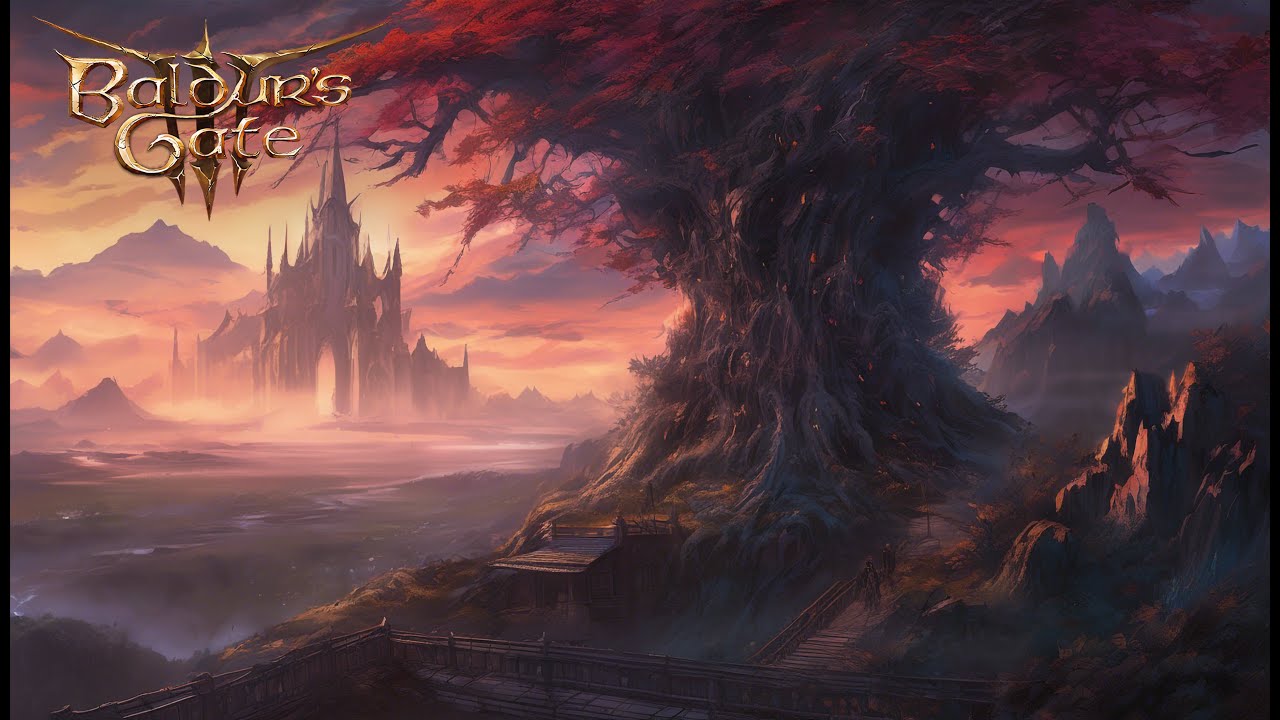 Weeping Dawn - baldur's gate 3 | Orchestral Fantasy Ambient Music 1 hour OST