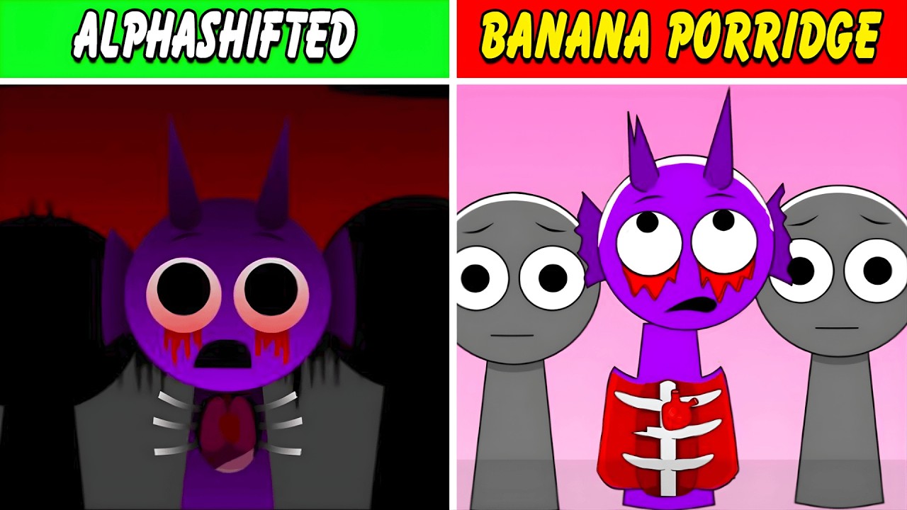 Incredibox Sprunki: Alphashifted But Banana Porridge Version (New Mod)