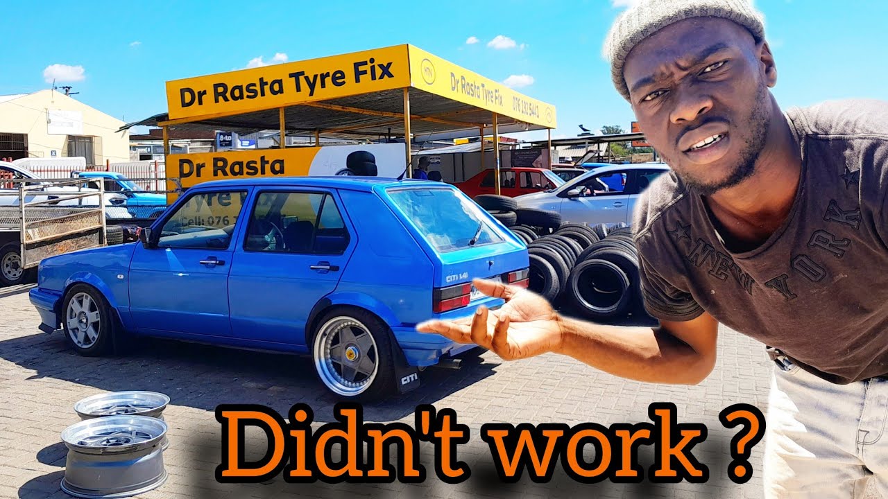 17INCH WHEELS ON A GOLF MK1( BAD IDEA) part 18