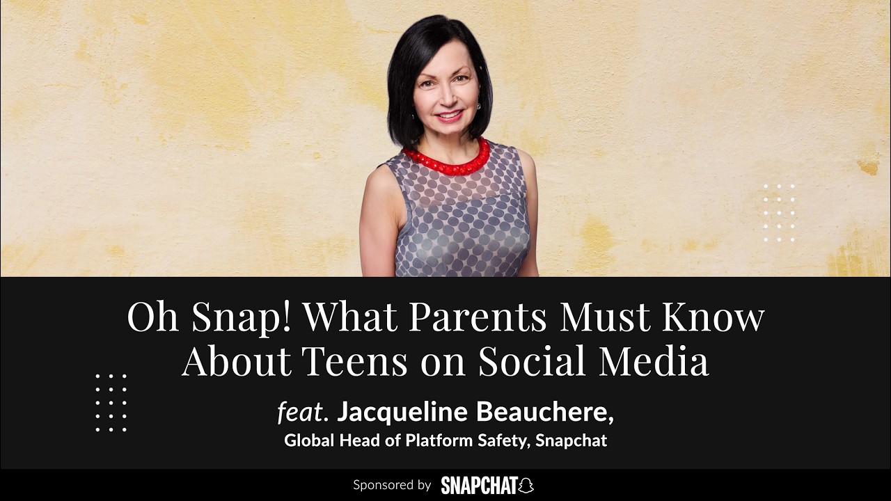 JACQUELINE BEAUCHERE: Oh Snap! What Parents Must Know About Teens on Social Media