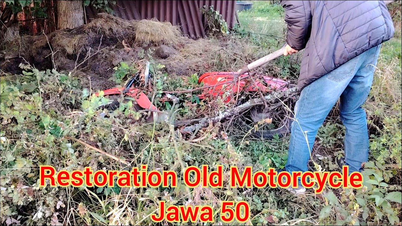Restoration Old Motorcycle Jawa 50, parodie.