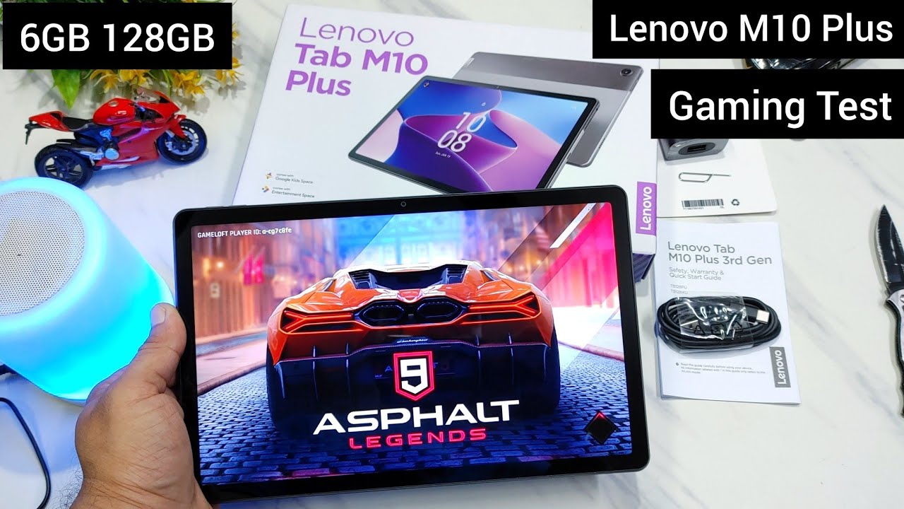 Gaming test Lenovo m10 plus(3rd Gen) tab 6gb/128gb  unboxing
