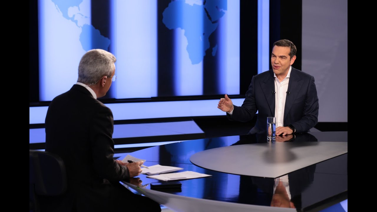 Συνέντευξη στο κεντρικό δελτίο ειδήσεων του ΑΝΤ1 και τον δημοσιογράφο Νίκο Χατζηνικολάου