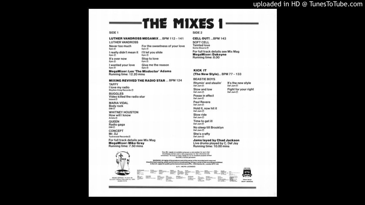 Mixing Revived The Radio Star (DMC Mike Gray mix 1987)