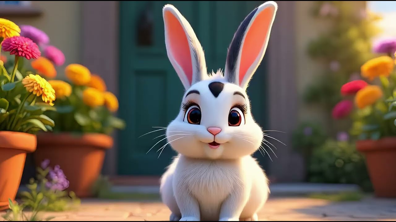 🇬🇧 🔸 Happy Bunny in the Garden 🐰🌸 | Fun Sing-Along Kids Song