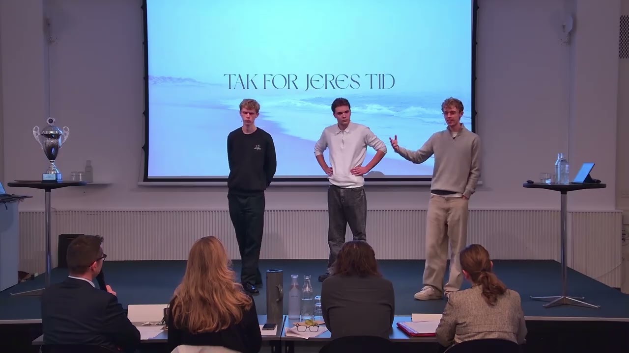 EuxBizCup Finale 2025 - Niels Brock præsentation