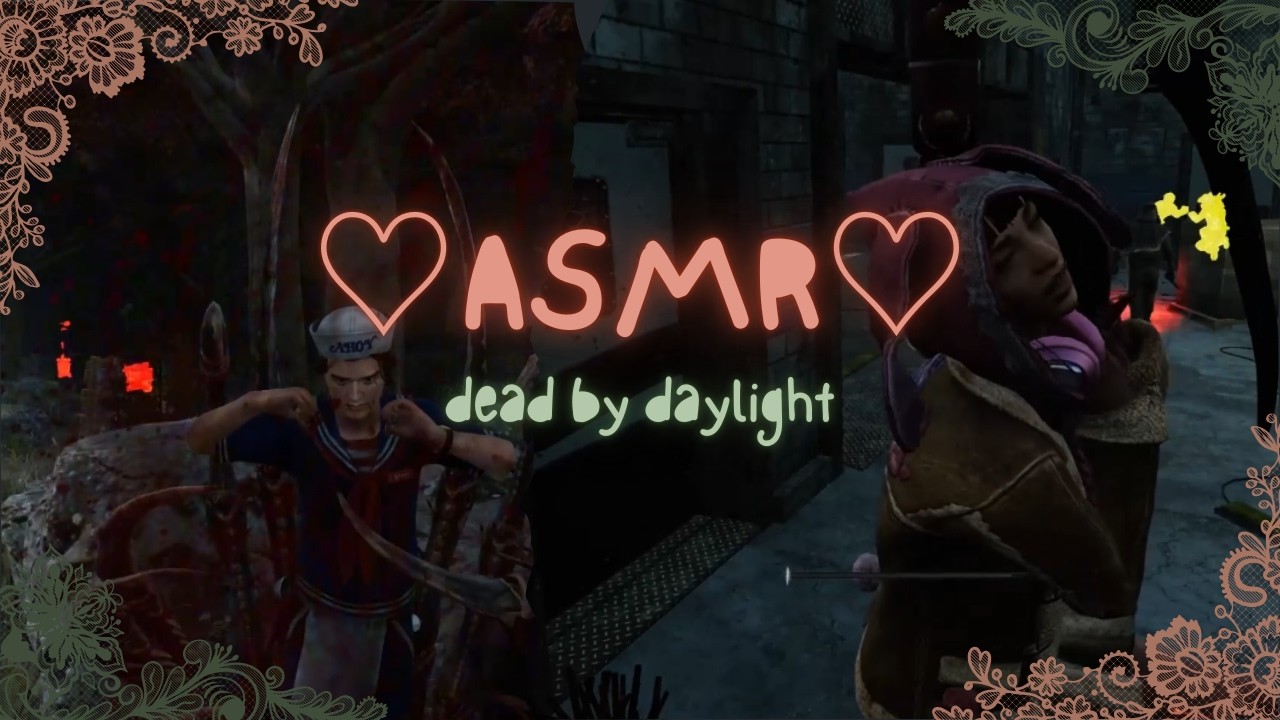 [gaming asmr] ♡ dbd asmr ♡ mic brushing, tape sounds, tapping ! ~