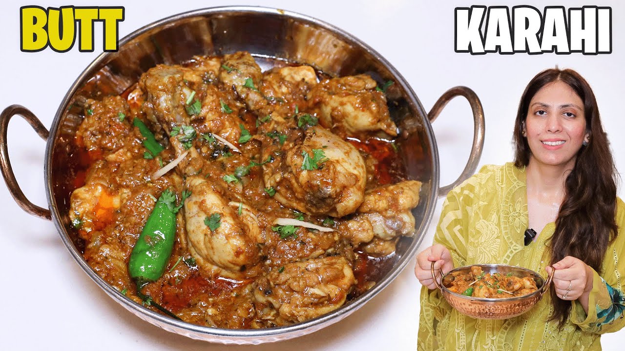 Lahore Famous Butt Karahi With Authentic Desi Ghee Recipe By Kitchen With Amna